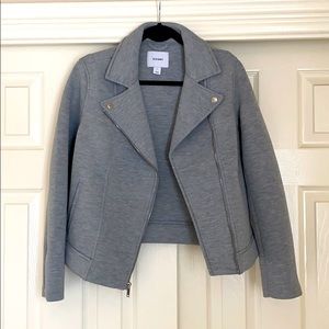 Old Navy gray moto jacket